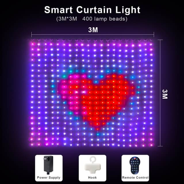 LED Smart Curtain Lights