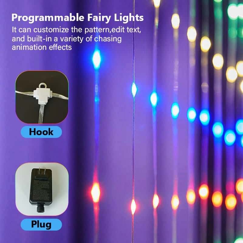 DIY Smart LED Christmas Curtains