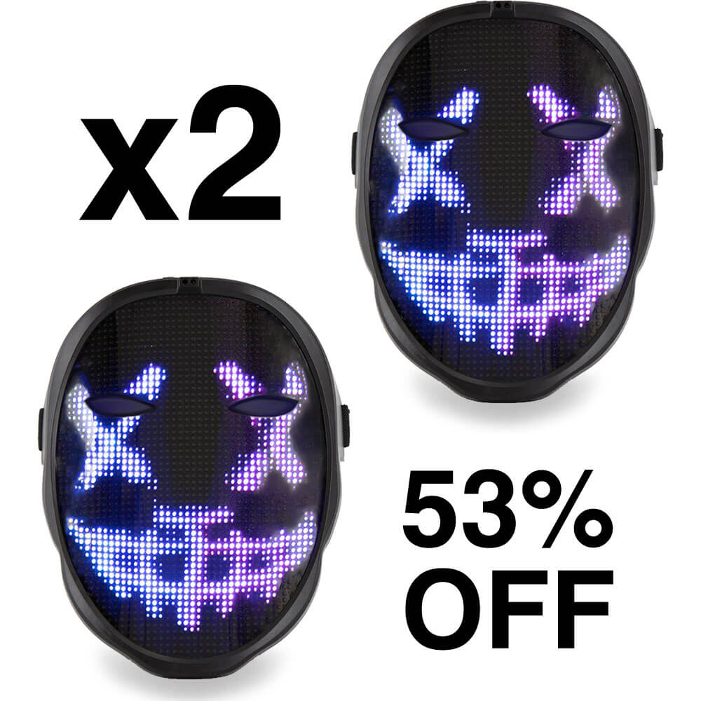 x2 Pair USB Charging Mask Bundle 53% Off - SAVE $190 ($84.97 Each)